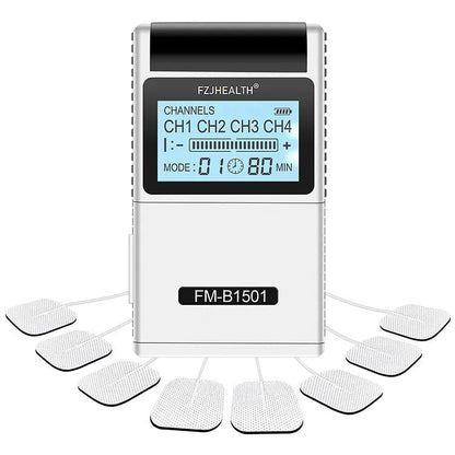 Dual Channel Tens Ems 4 - in - 1 Pain Relief Therapy Device - Ruby's Vault